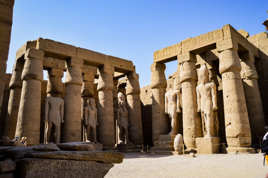 Closeup shot of Luxor Temple in Egypt closeup shot luxor temple egypt 1