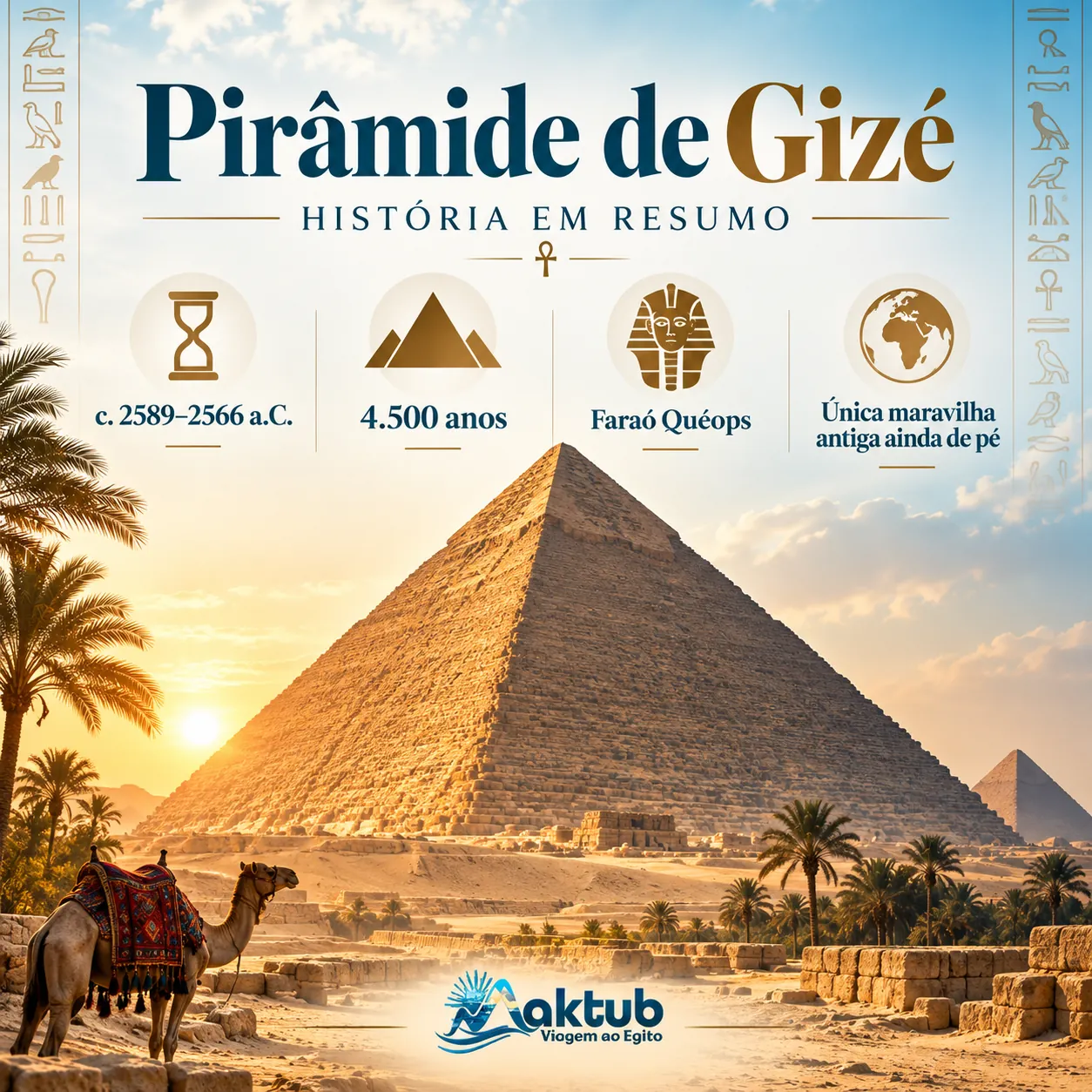 Qual é a história da Pirâmide de Gizé?