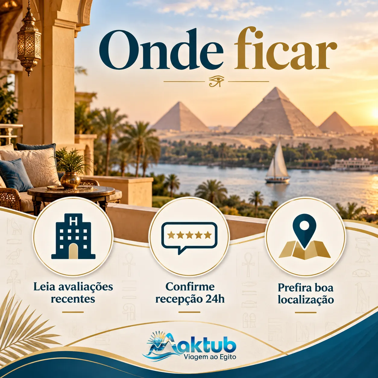 Onde ficar no Egito viajando sozinha?